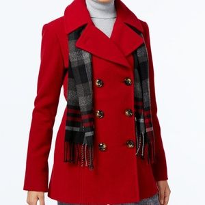 London Fog Double-Breasted Peacoat (M)